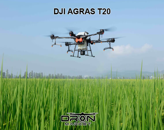 DJI Agras T20 Agricultural Spraying Drone - Dronmarket